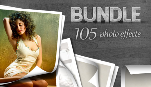 105 Photo Effects For Photoshop – Bundle