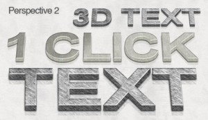 3d Photoshop text
